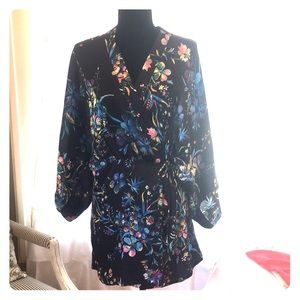 Zara floral kimono dress/tunic.